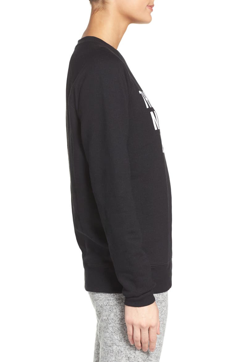 'This Wine' Crewneck Sweatshirt, Alternate, color, BLACK