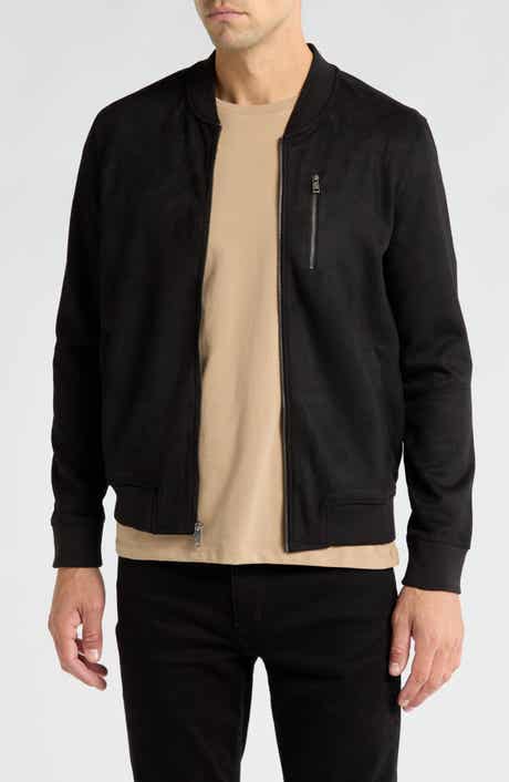 Ben Sherman Faux Suede Bomber Jacket