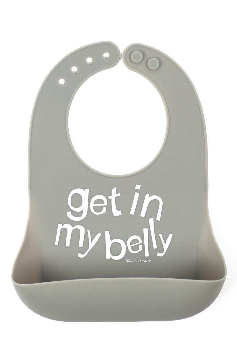 Bella Tunno Get in My Belly Silicone Wonder Bib, Main, color, 