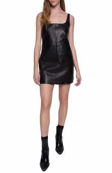 Rebecca Minkoff Harper Sleeveless Leather Minidress