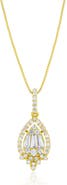 Donatello Gian Gold-Flashed Fancy Crystal Necklace