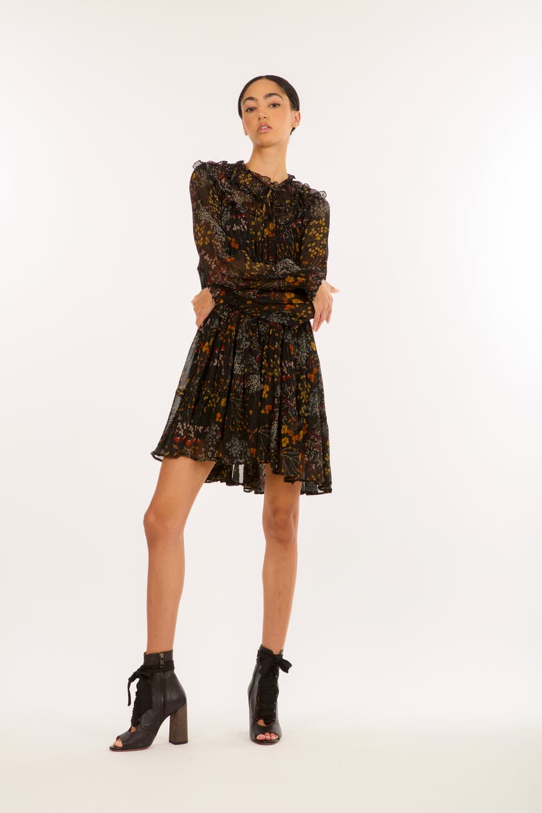 Roan Mini Dress, Alternate, color, Wildflower