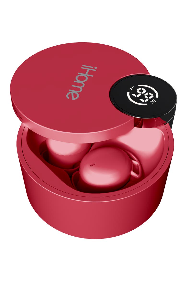 XT-31 Wireless Earbuds with Charging Case, Alternate, color, RED
