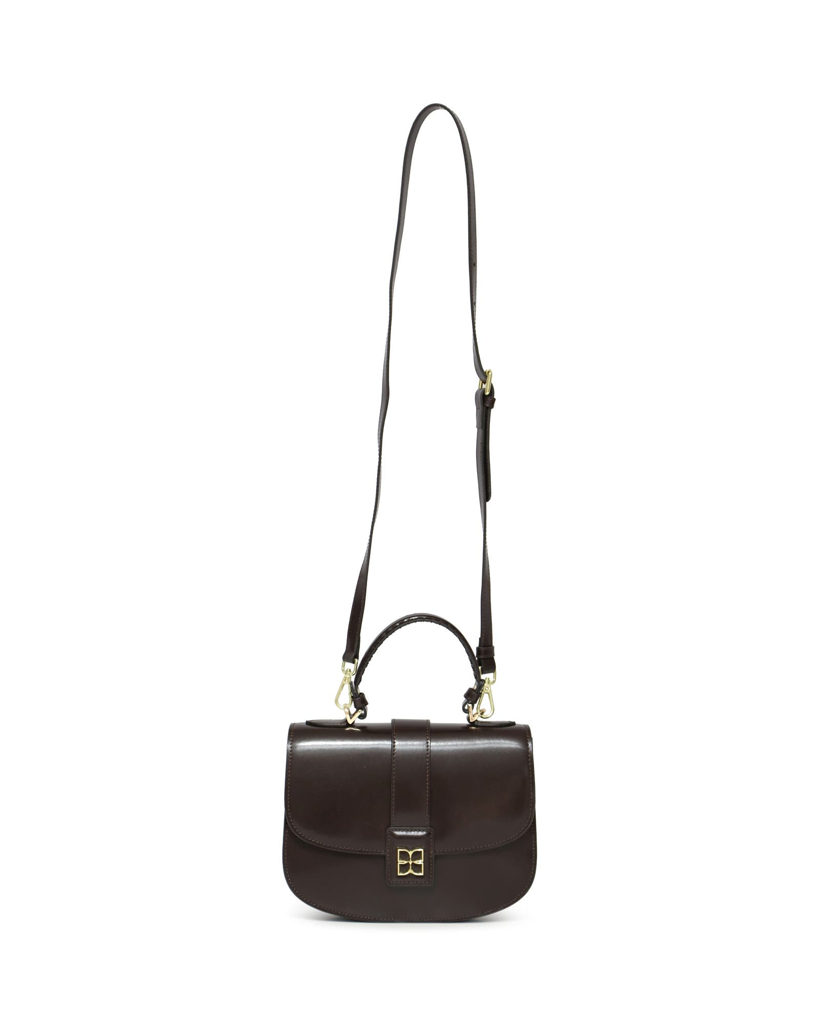 Shy Boy Top Handle Folio Bag, Alternate, color, Dark Brown