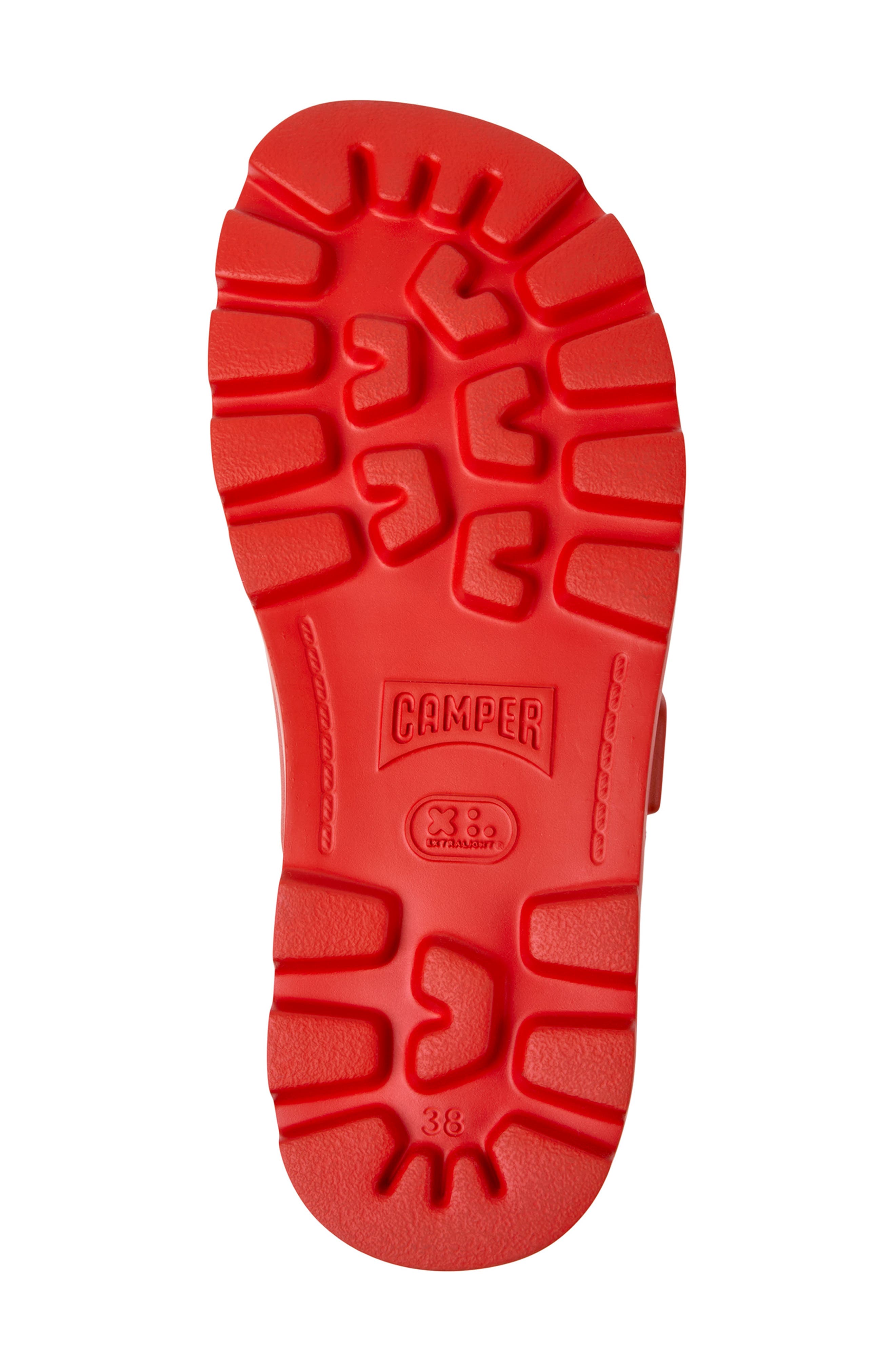 Brutus Slide Sandal, Alternate, color, BRIGHT RED