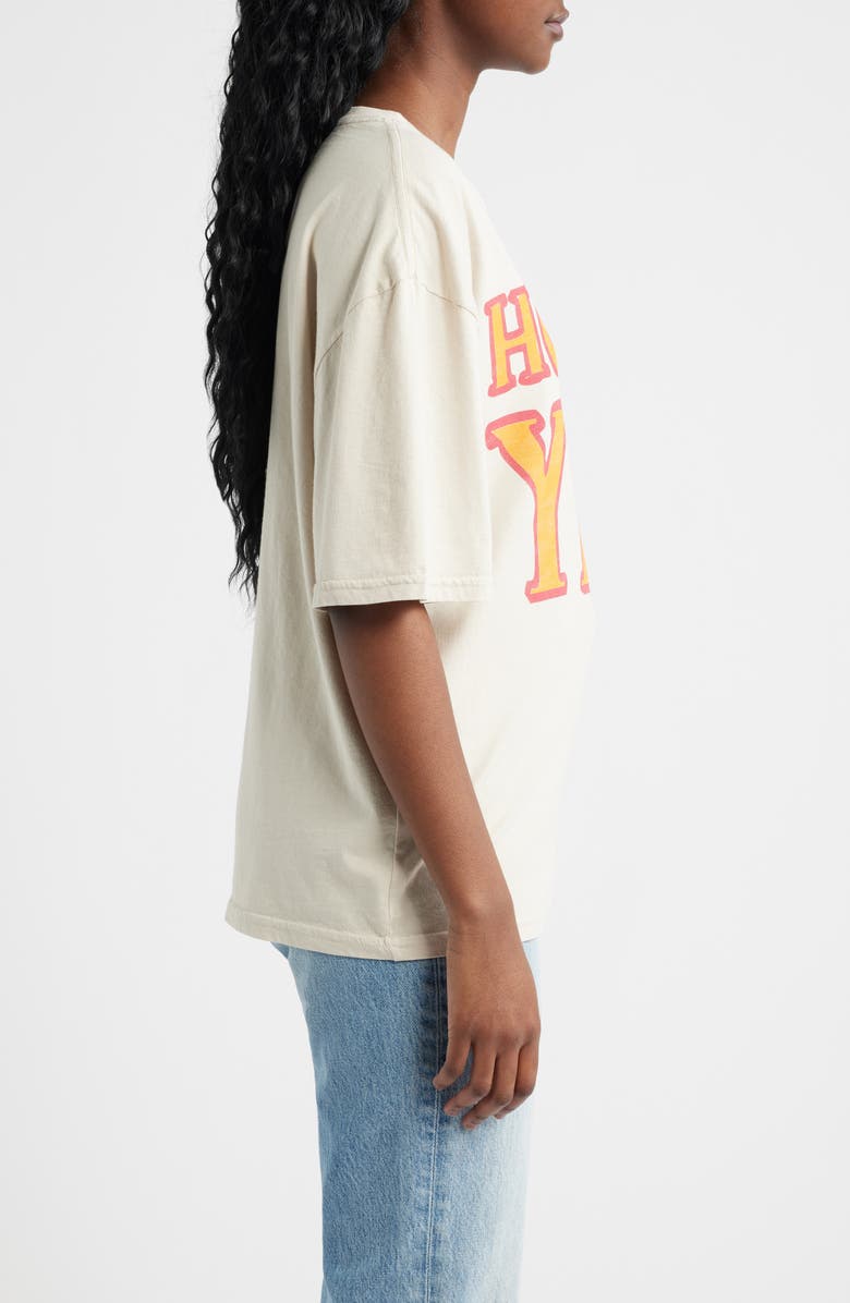 Junk Food Howdy Y'all Cotton Graphic T-Shirt, Alternate, color, Birch