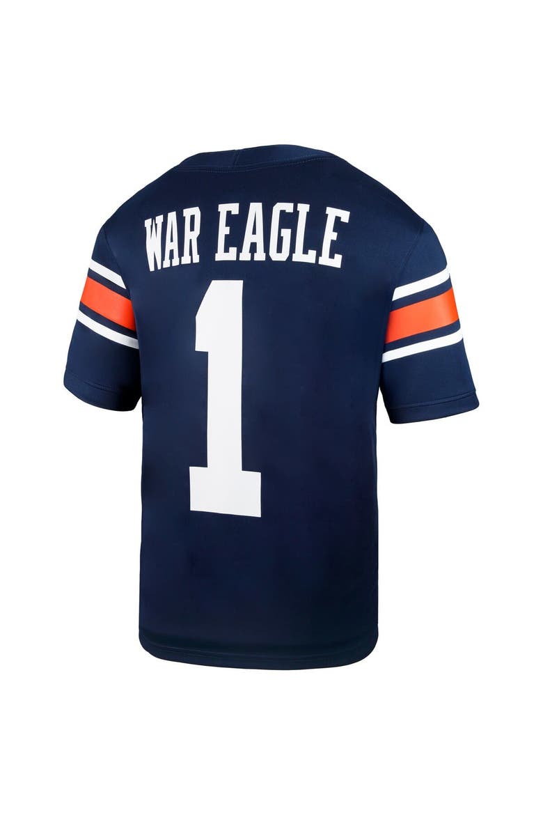 Youth Nike #1 Navy Auburn Tigers  Untouchable Replica Game Jersey, Alternate, color, Navy