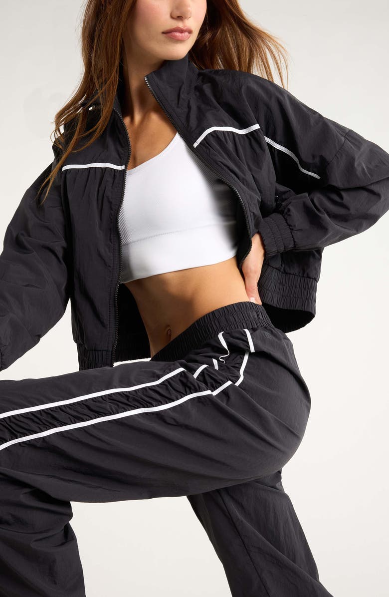 Zella Travel Lite Track Pants, Alternate, color, Black