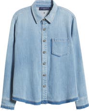 KOBI HALPERIN Olive Denim Shirt