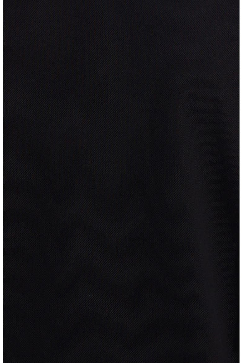 Tipped Short Sleeve Polo, Alternate, color, BLACK