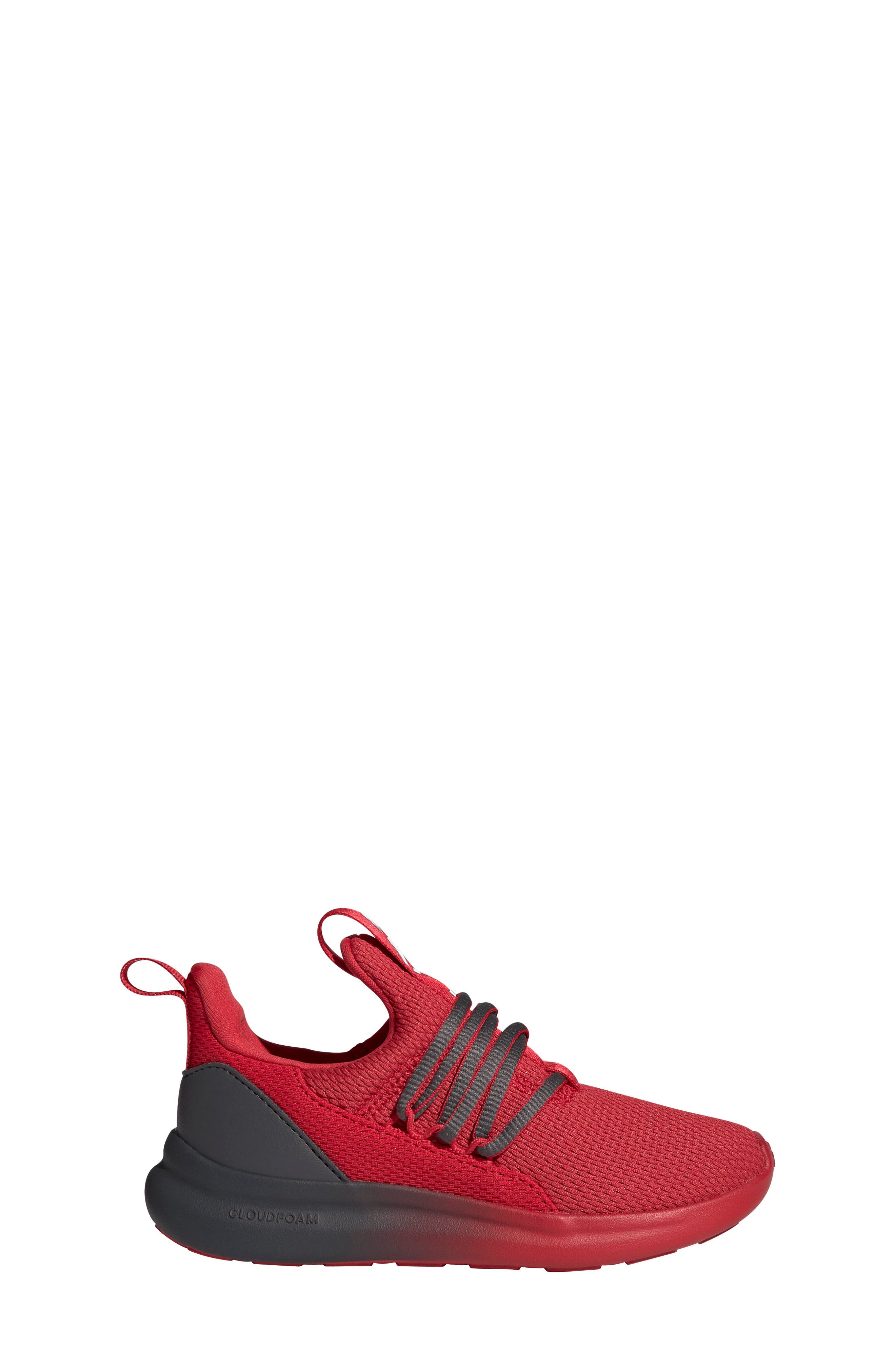 Kids' Lite Racer Adapt Sneaker, Alternate, color, SCARLET/ GREY/ WHITE