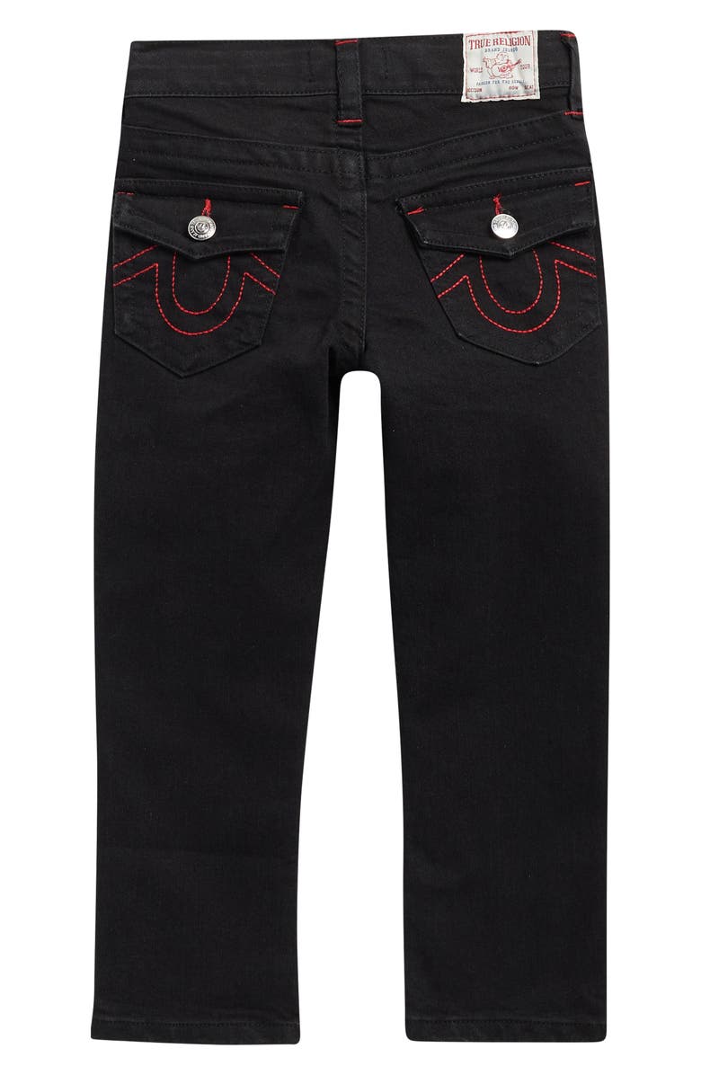 True Religion Kids' Flap Pocket Jeans, Alternate, color, Black