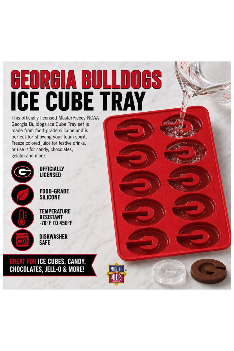 Georgia Bulldogs Ice Cube Tray, Alternate, color, Multicolor