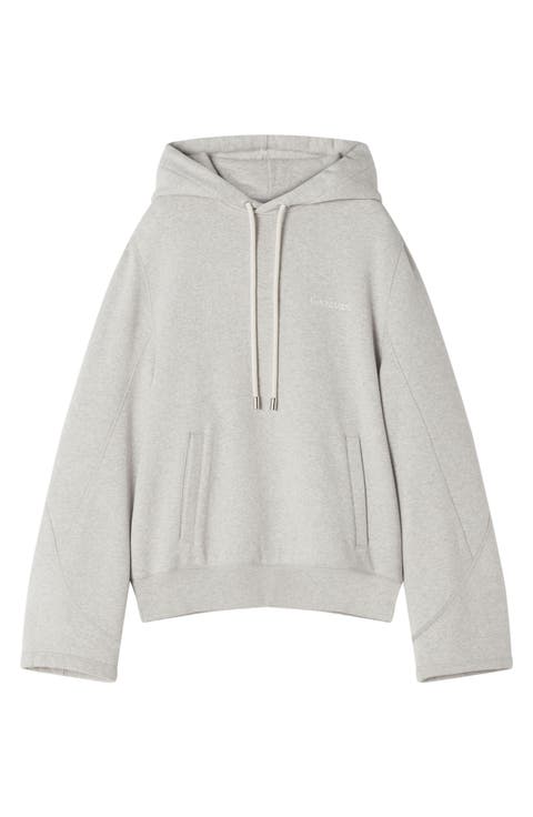 Cotton Fleece And Cashmere Hoodie