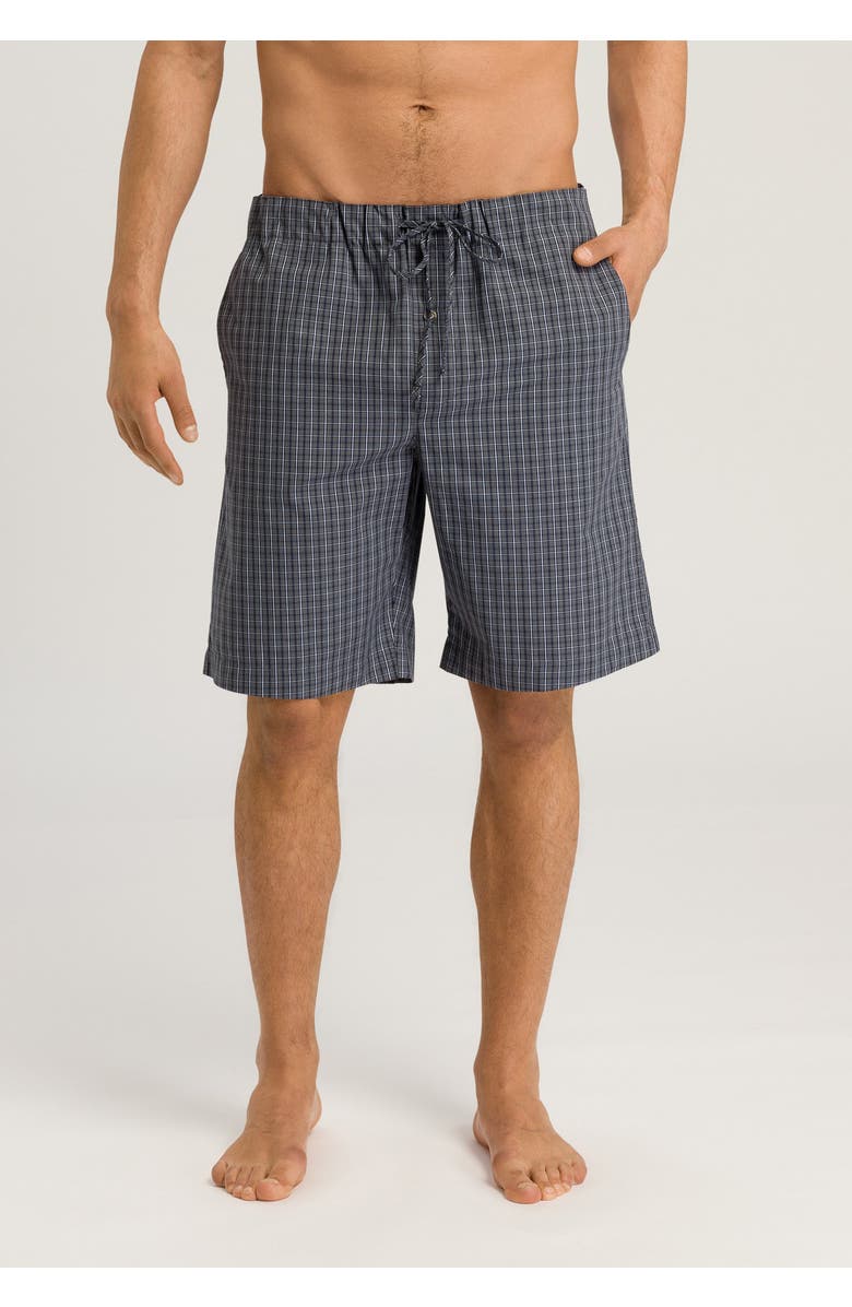 Hanro Night And Day Woven Cotton Shorts, Alternate, color, Casual Check
