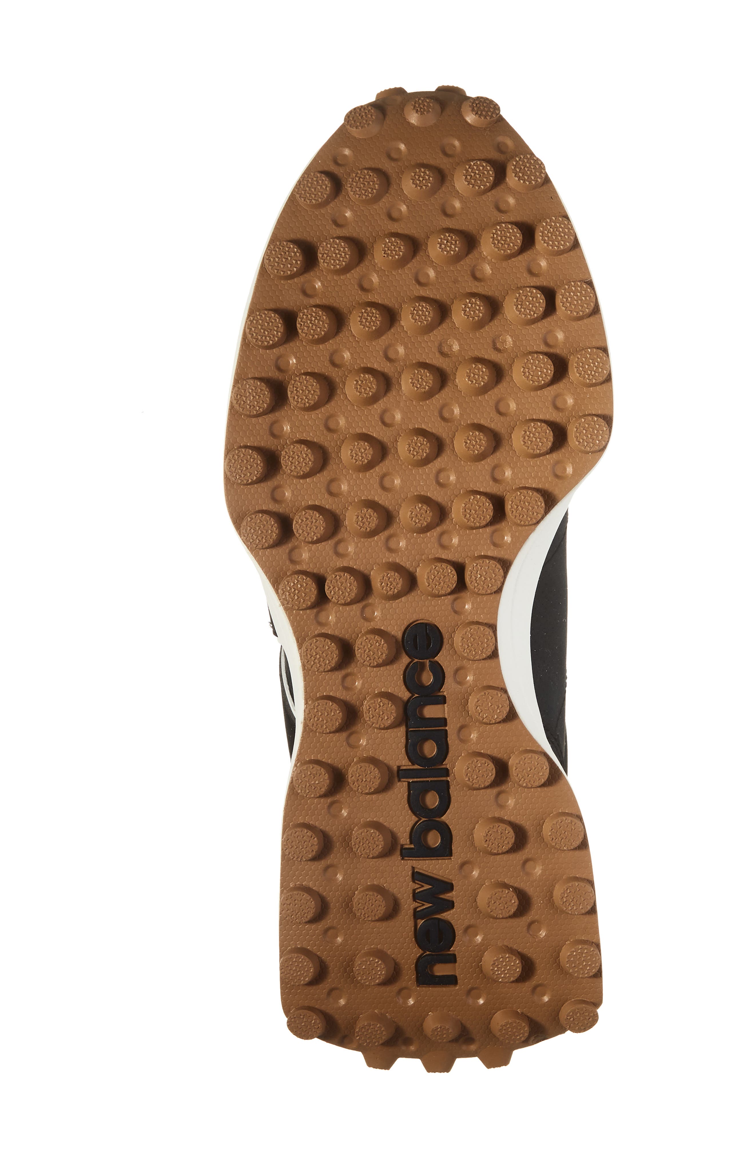 New Balance 327 Waterproof Spikeless Golf Shoe, Alternate, color, True Black