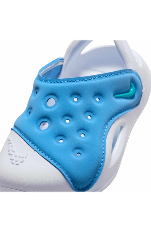 Nike Sol Water Friendly Clog In Blue/white/dusty Cactus