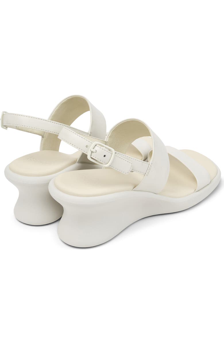 Camper Louise Slingback Wedge Sandal, Alternate, color, White Natural