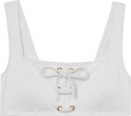 Reiss Dee Rib Bikini Top