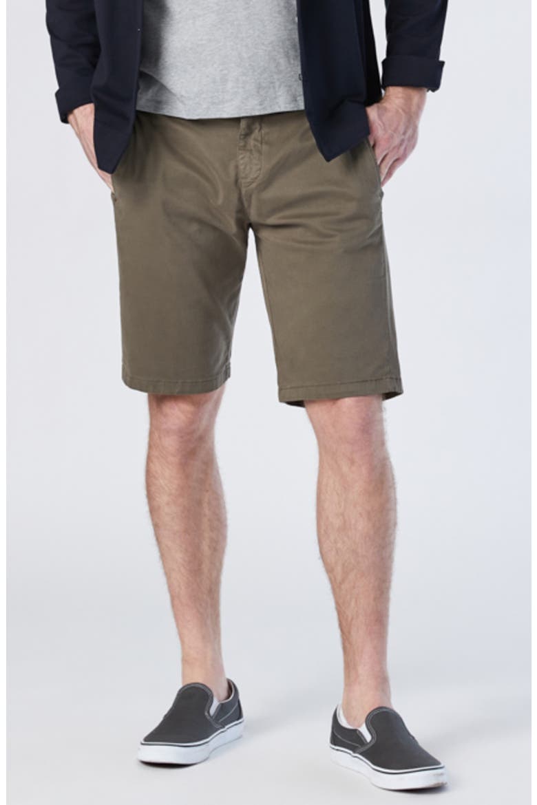 Jacob Flat Front Twill Shorts, Main, color, SAGE TWILL