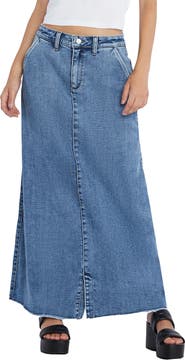 Wash Lab Denim Tory Denim Maxi Skirt