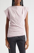 Isabel Marant Maisan Draped Asymmetric Cotton T-Shirt