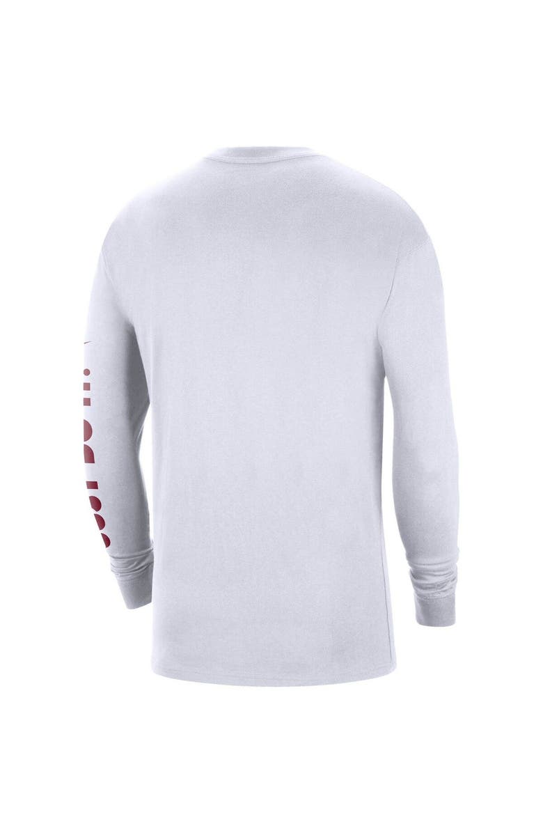 Nike Men's Nike White Oklahoma Sooners Heritage Max 90 Long Sleeve T-Shirt, Alternate, color, 