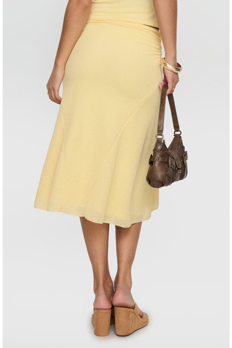Zylen Textured Camisole & Skirt Set, Alternate, color, YELLOW