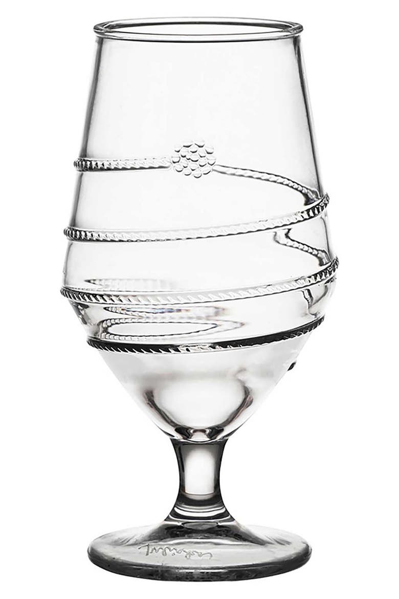 Amalia Acrylic Set of 4 Goblets, Alternate, color, CLEAR