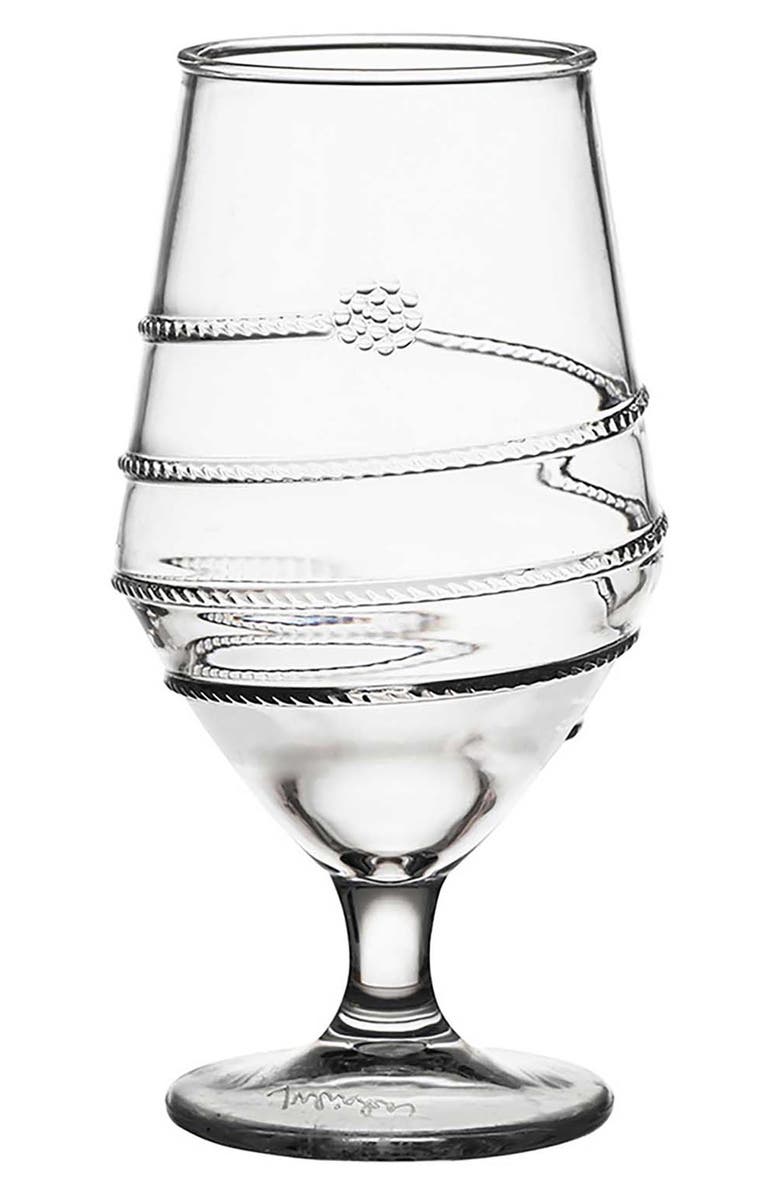 Juliska Amalia Acrylic Set of 4 Goblets, Alternate, color, Clear