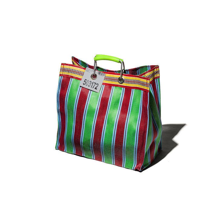 PUEBCO Recycled Plastic Stripe Bag - Square, Main, color, 