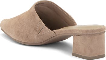 Lyn Suede Mule Heel