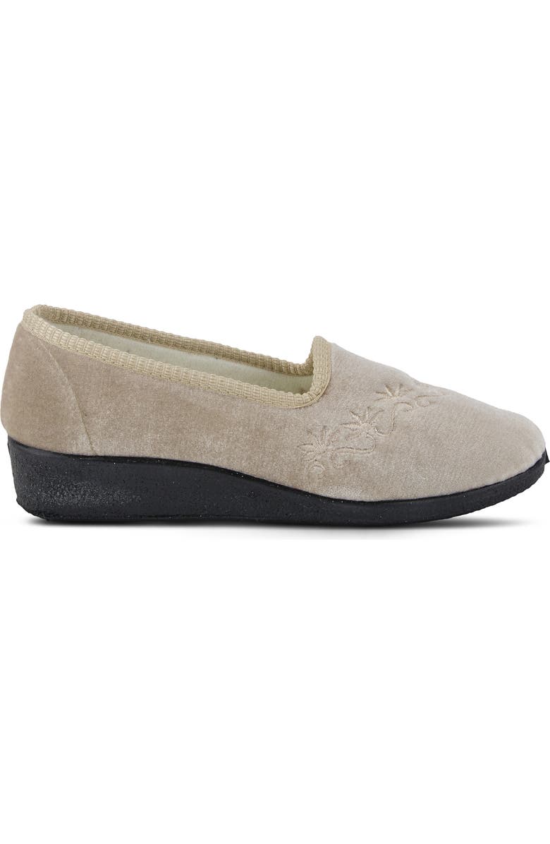 Flexus by Spring Step Jolly Velvet Slipper, Alternate, color,