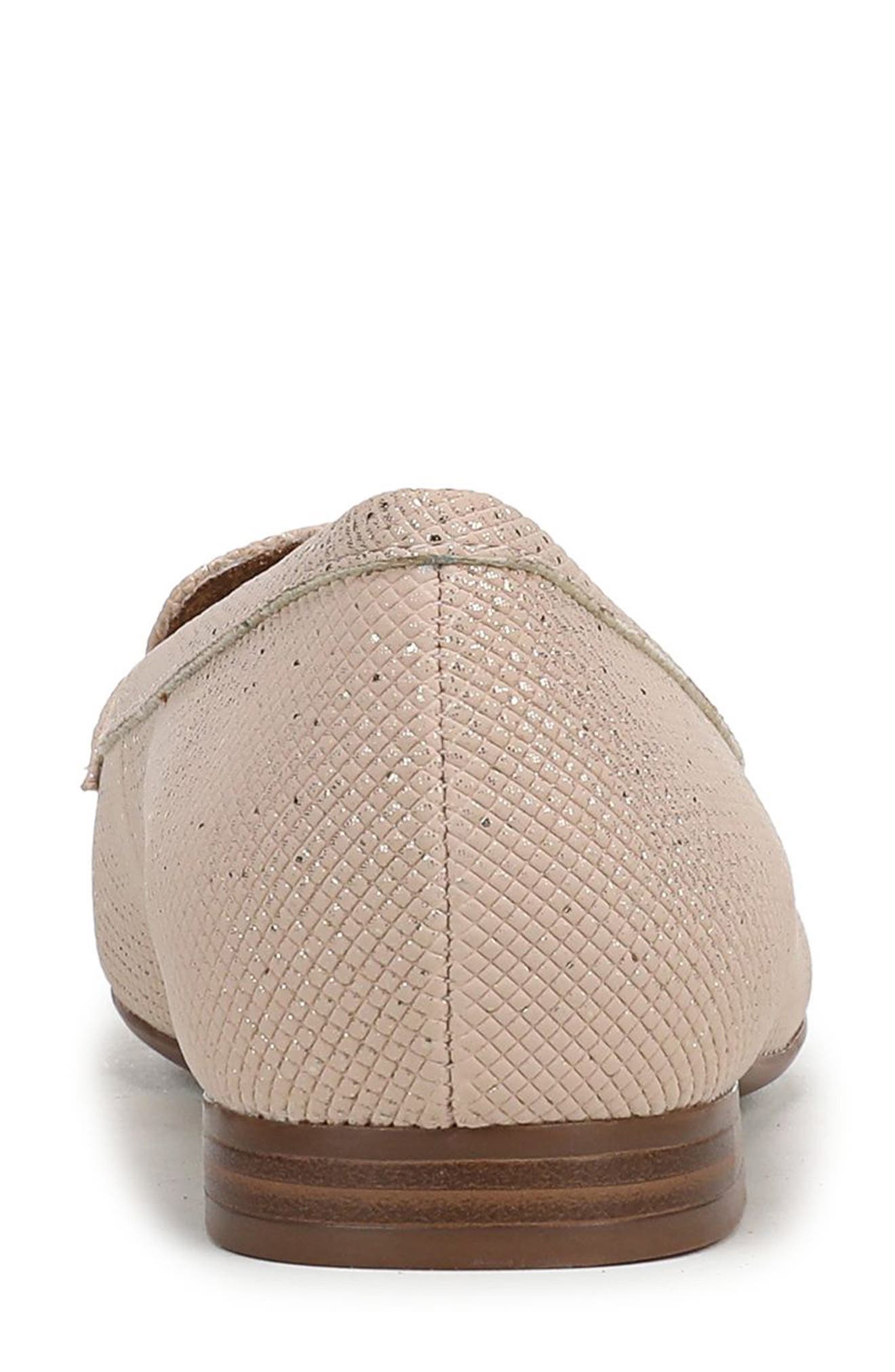 Brody Apron Toe Loafer, Alternate, color, METALLIC SAND