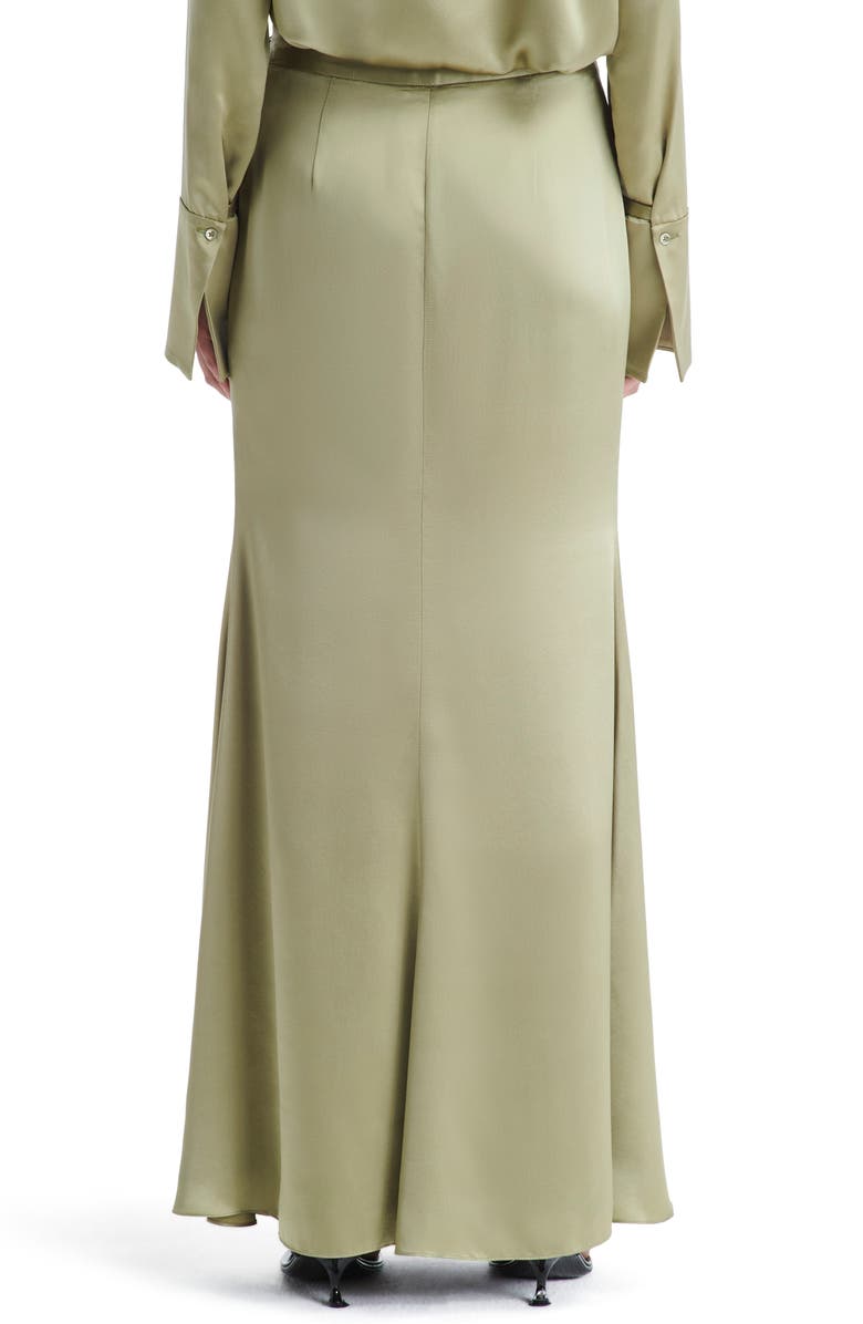 TWP At Last Silk Maxi Skirt, Alternate, color, Sage