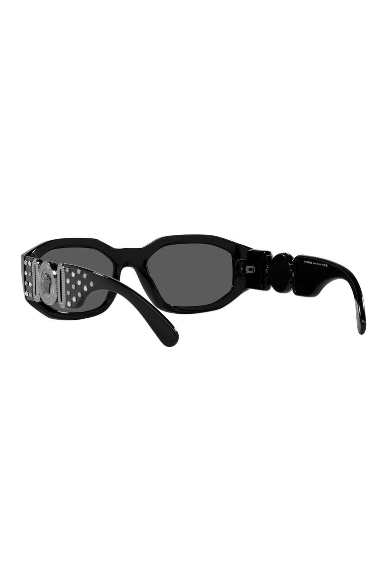 Biggie 53mm Round Sunglasses, Alternate, color, CRYSTAL GREY