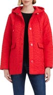 Kate Spade New York spade floral quilted a-line jacket