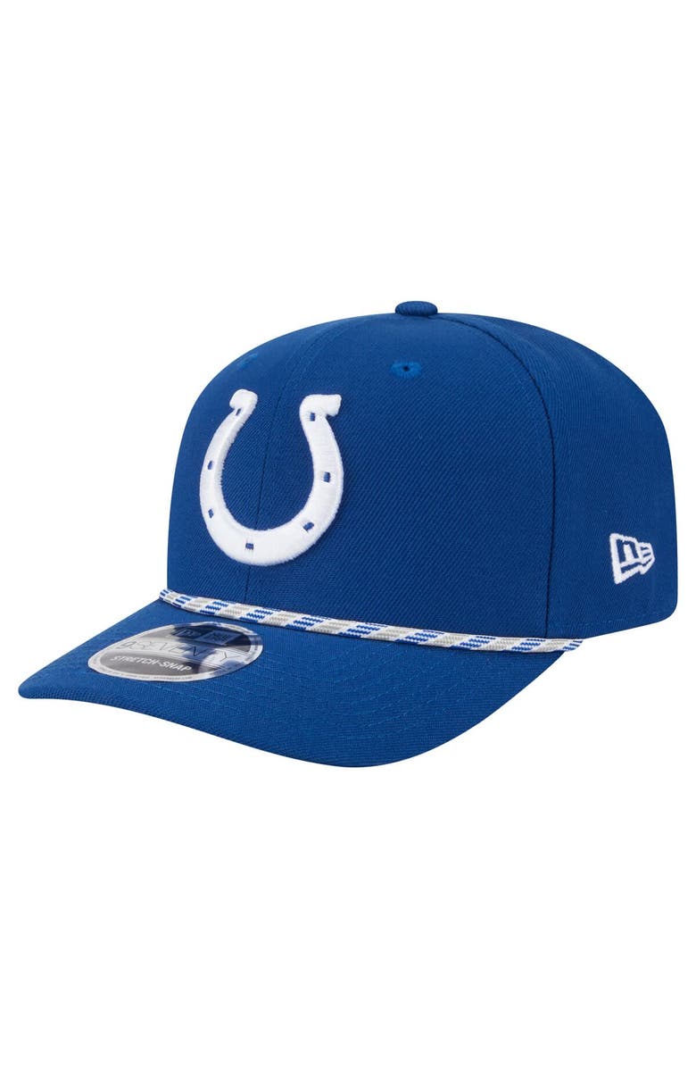 New Era Men's New Era Royal Indianapolis Colts Gameday Multi Rope 9SEVENTY Stretch-Snap Hat, Main, color, 