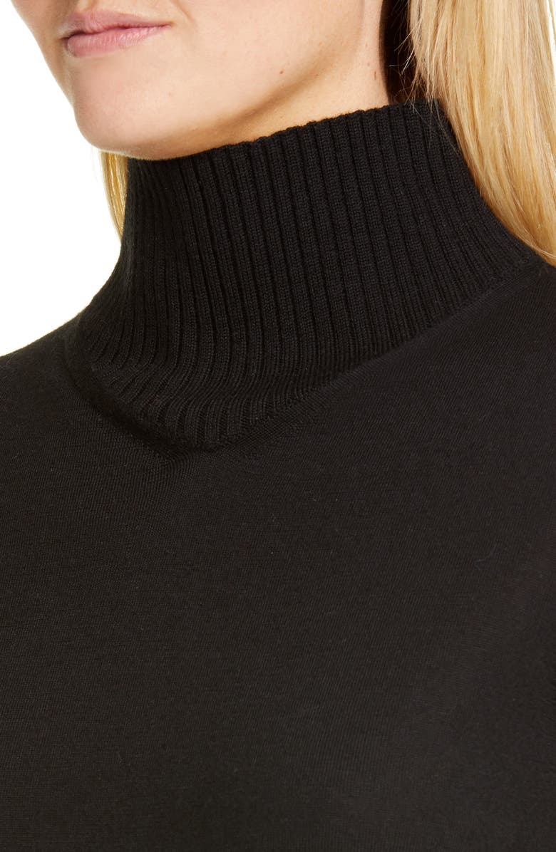 Rosetta Getty Merino Wool Turtleneck Sweater, Alternate, color, 