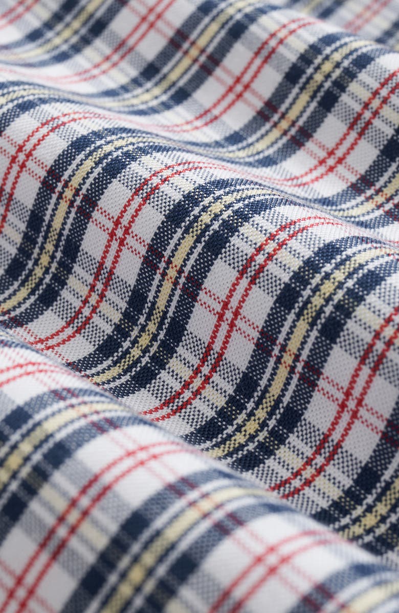 Brooks Brothers Plaid Wrinkle Resistant Stretch Cotton Button-Down Shirt, Alternate, color, Vintage Check