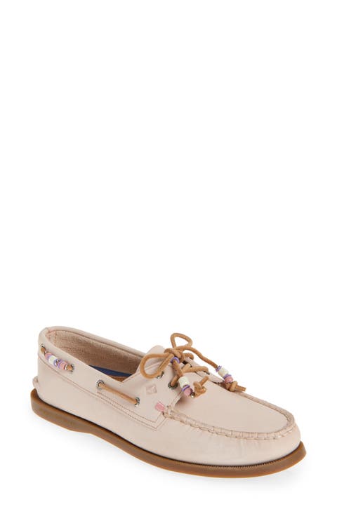 Authentic Original 2-Eye Beaded Boat Shoe (Women) (Nordstrom Exclusive)