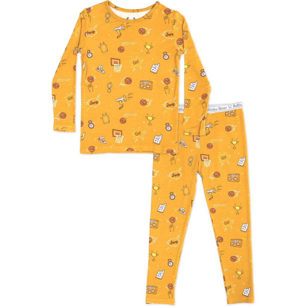 Bellabu Bear Toddler Unisex Basketball Set Of 2 Piece Pajamas In Basketball
