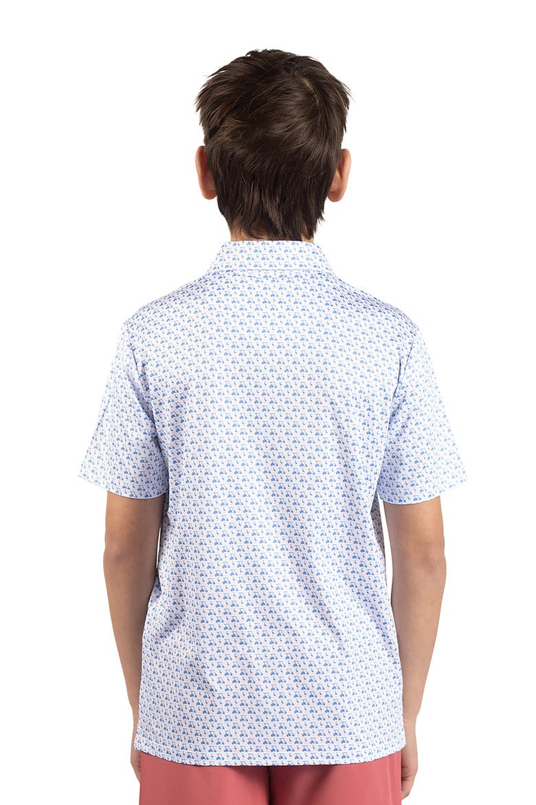 Kids' Carts & Byrds Knit Polo, Alternate, color, WHITE