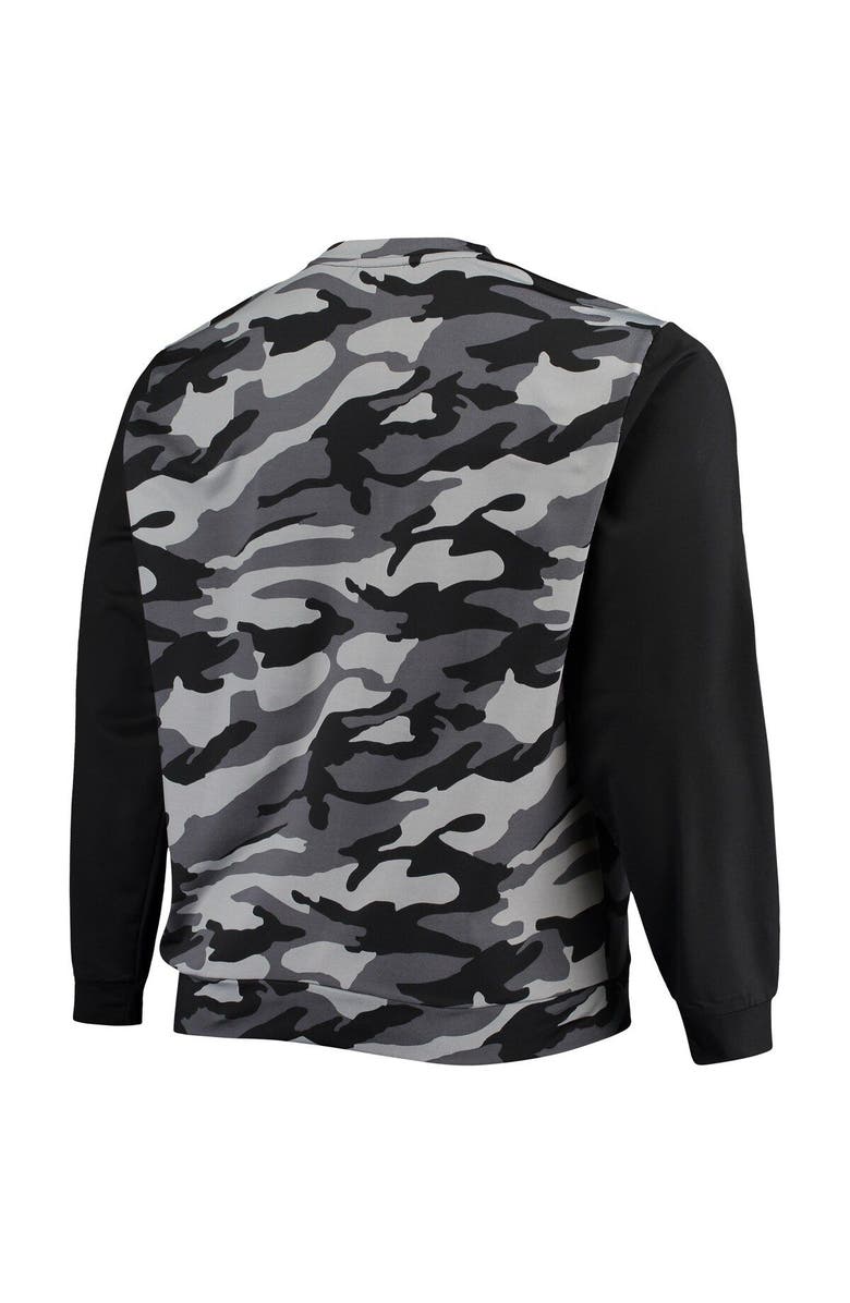 FOCO Men's FOCO Black Las Vegas Raiders Camo Long Sleeve T-Shirt, Alternate, color, Black