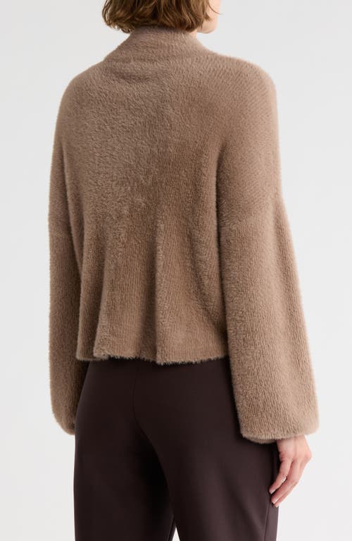 Truth Balloon Sleeve Top In Brown