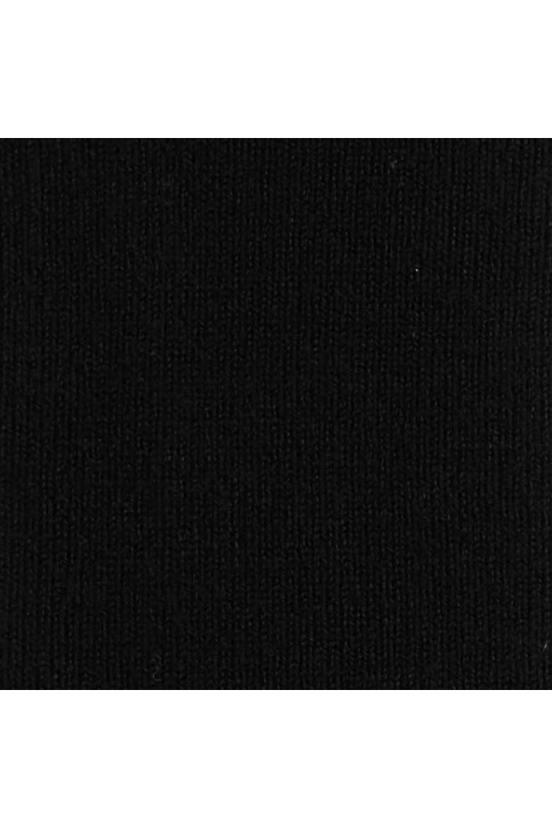 Merino Wool Ribbed-Knit Socks, Alternate, color, BLACK