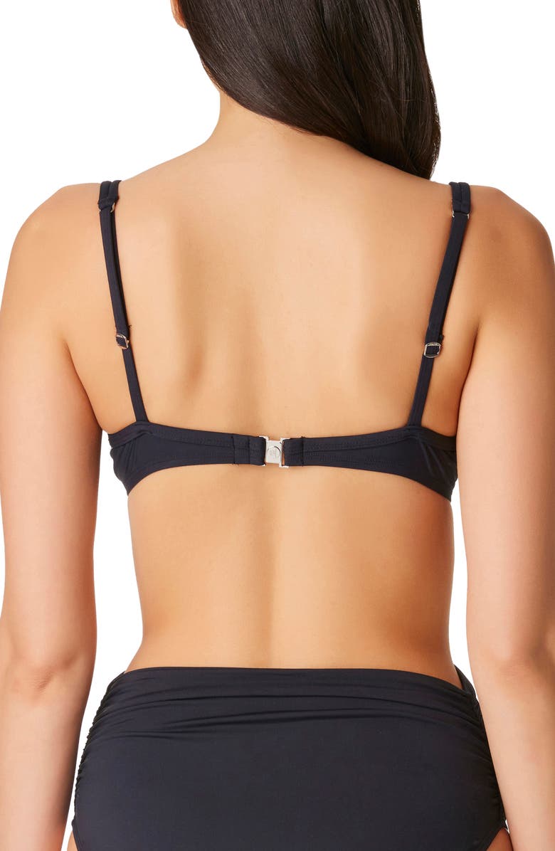 BLEU by Rod Beattie Kore Underwire Bikini Top, Alternate, color, Black