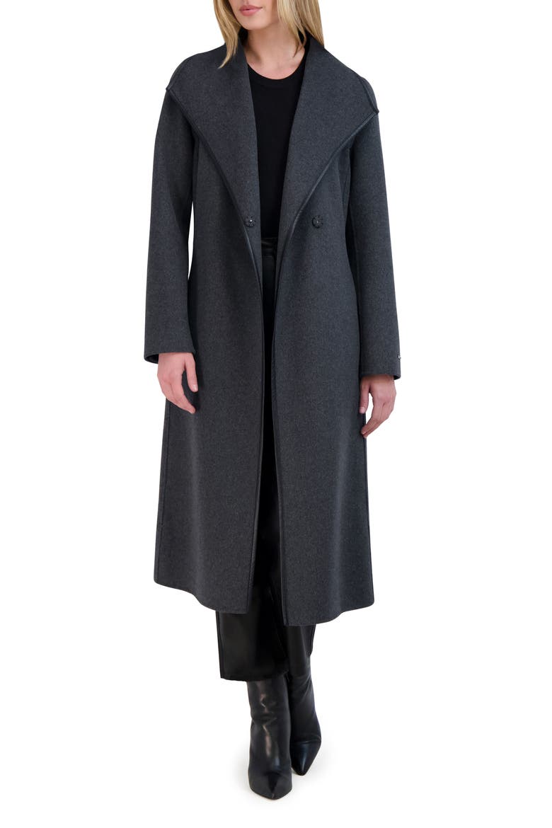 Juliette Wool Blend Coat, Alternate, color, CHARCOAL