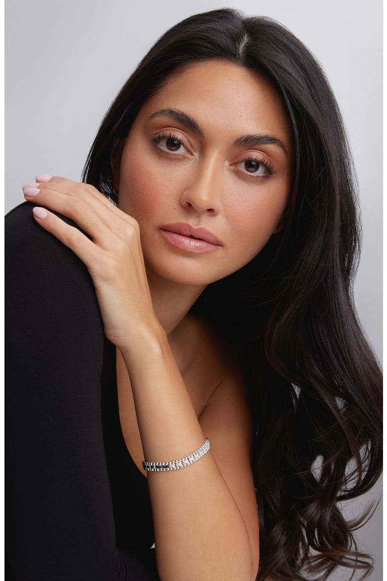 Caviar Spark Diamond Link Bracelet, Alternate, color, SILVER/ DIAMOND