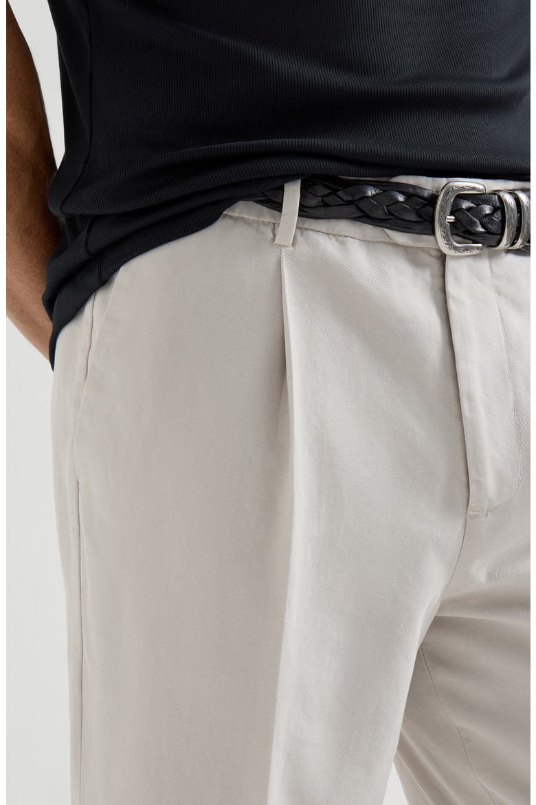 Gabardine garment dyed trousers, Alternate, color, Panama